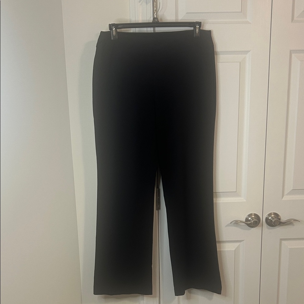Roz & Ali Black Pull On Wide Leg Pants - see photos